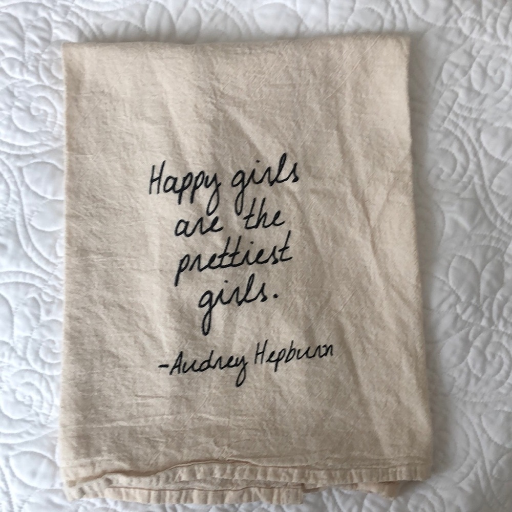 Ellembee Tea Towel Audrey Hepburn